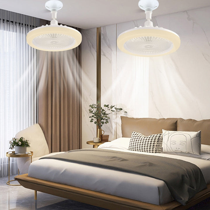 Skanto | LED-Deckenventilator mit Licht | Fernbedienung | Weiß