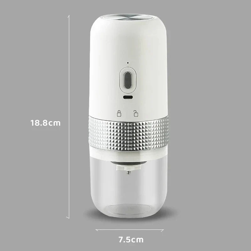 Skanto | Elektrisk Kaffekvern Type C USB Lading Profesjonell Keramisk Kvernkjerne Kaffebønner Kvern Bærbar Kaffemaskin Tilbehør
