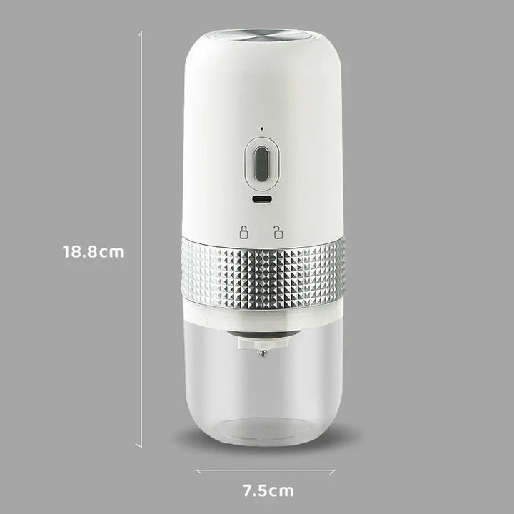 Skanto | Elektrisk Kaffekvern Type C USB Lading Profesjonell Keramisk Kvernkjerne Kaffebønner Kvern Bærbar Kaffemaskin Tilbehør