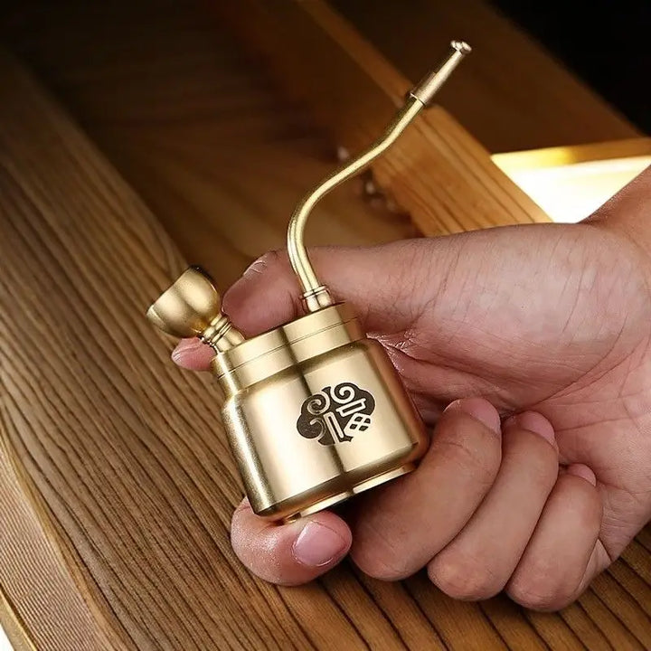 Artisan Messingrør Aromaterapi Røkelsespinner Burner