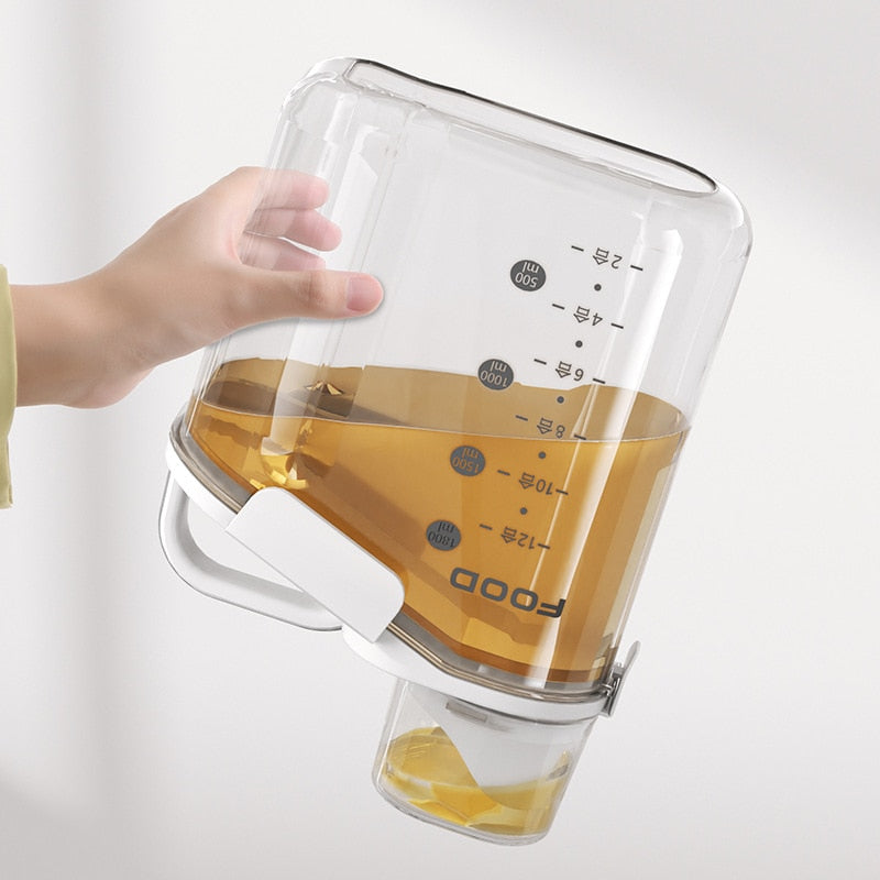 Skanto | Transparent Måle Matlagringsdispenser