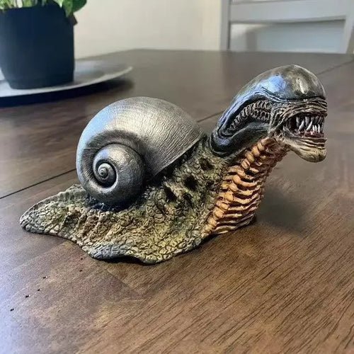 Skanto | Variasjon Snegle Statue, Resin Evil Snegle Skulptur Alien Elskerens Nye Favoritt Hjemmekontor Dekorasjon Hage Utendørs Dekorasjon