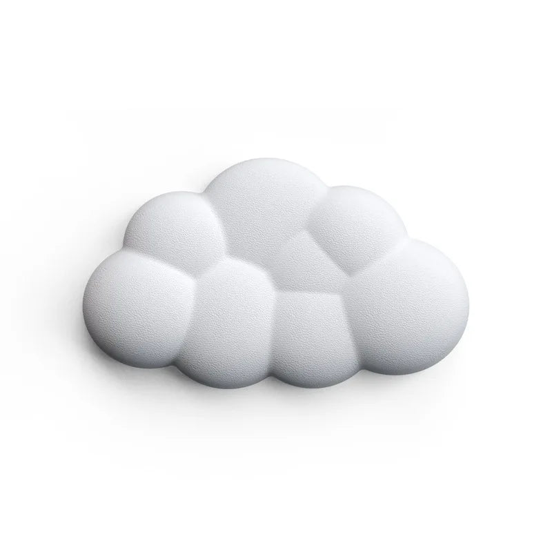 Skanto | Cloud Memory Foam Musmatte med Håndleddstøtte - Anti-Sklisikker Kontor- og Gaming Tastaturstøtte