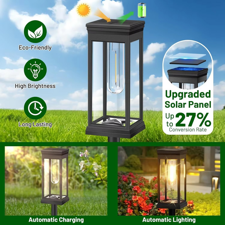 Skanto | Solar Glow Hagebane Lys – 2 Stykk Sett