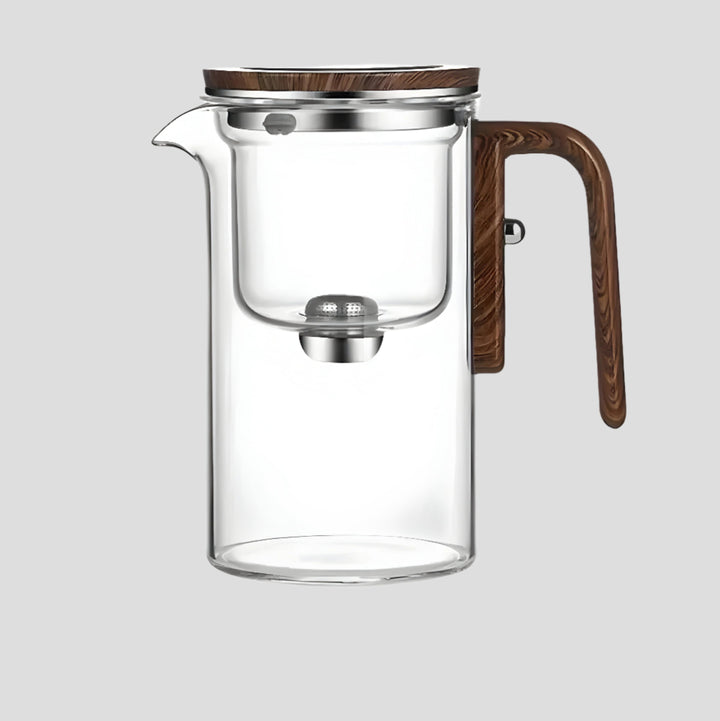 TranquilSip Teekanne – Magnetisk Bryter Filterglass Teapot | Skanto