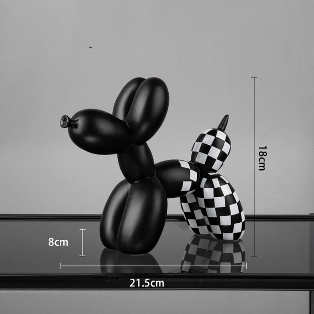Skanto | Luksuriøs hjemmedekor, ballonghund dekorasjon, kontorbordtilbehør, dyre dekor, moderne populær kunst, nordiske statuer