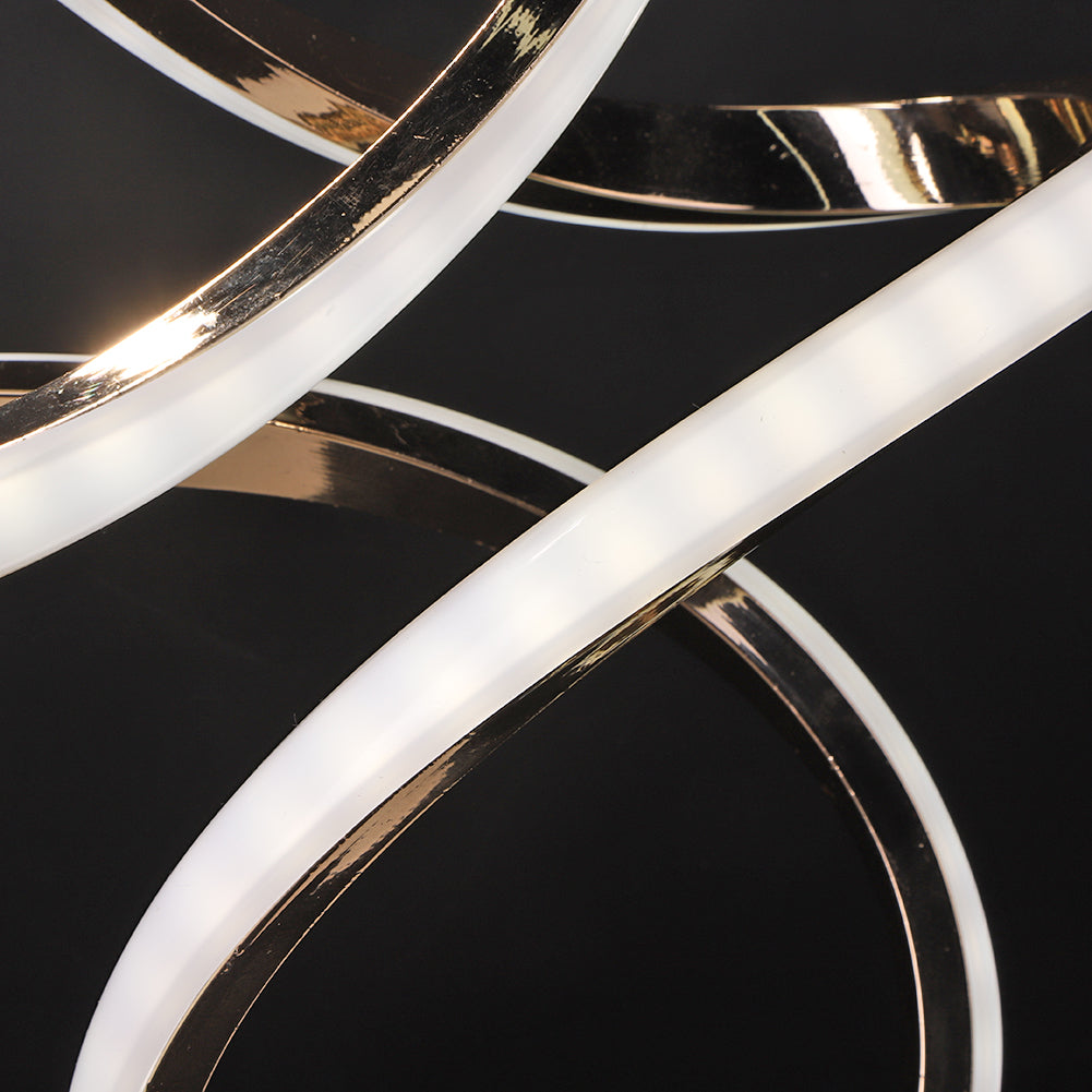 Skanto | InfinityGlow – LED Spiral Bordlampe med Uendelig Design