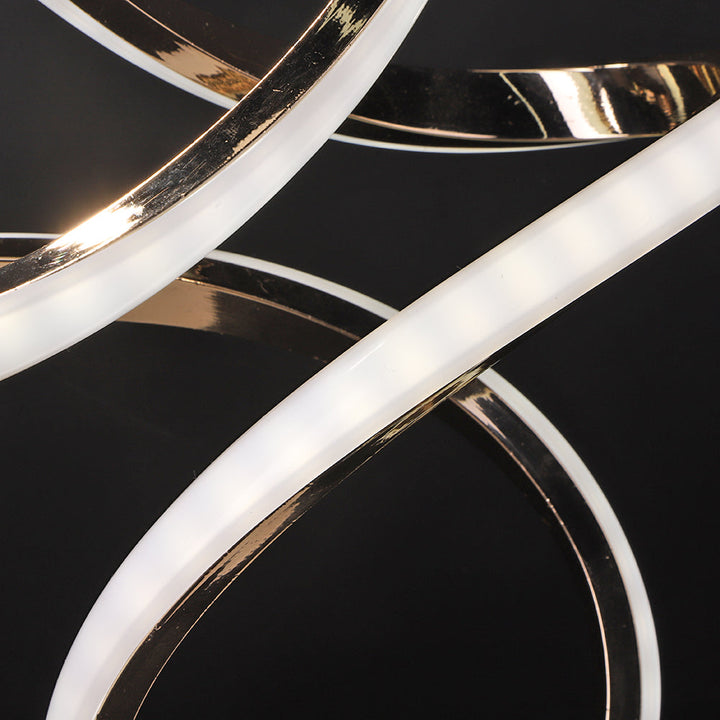 Skanto | InfinityGlow – LED Spiral Bordlampe med Uendelig Design