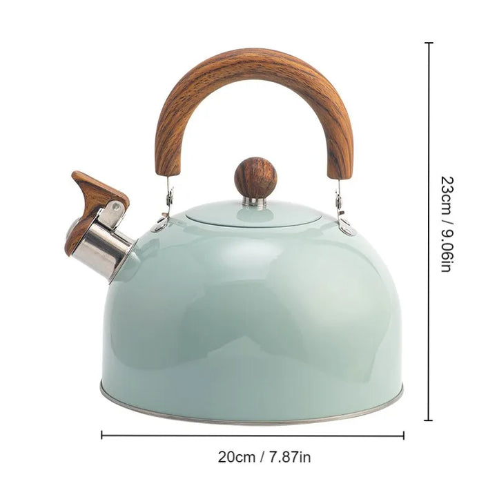 Skanto | 1 stk 2.5/3 l liter kjele laget av rustfritt stål, tykkelse kjele, gass induksjonskomfyr, universell kjele, kjele