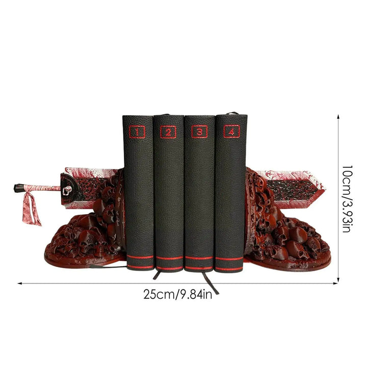 Skanto | Berserk Bokstøtter Sinte Bokstøtter Dragejeger Harpiks Håndverk Studiekunst Dekorativ Ornament Hjemme Skrivebord Bokhylle T4z7