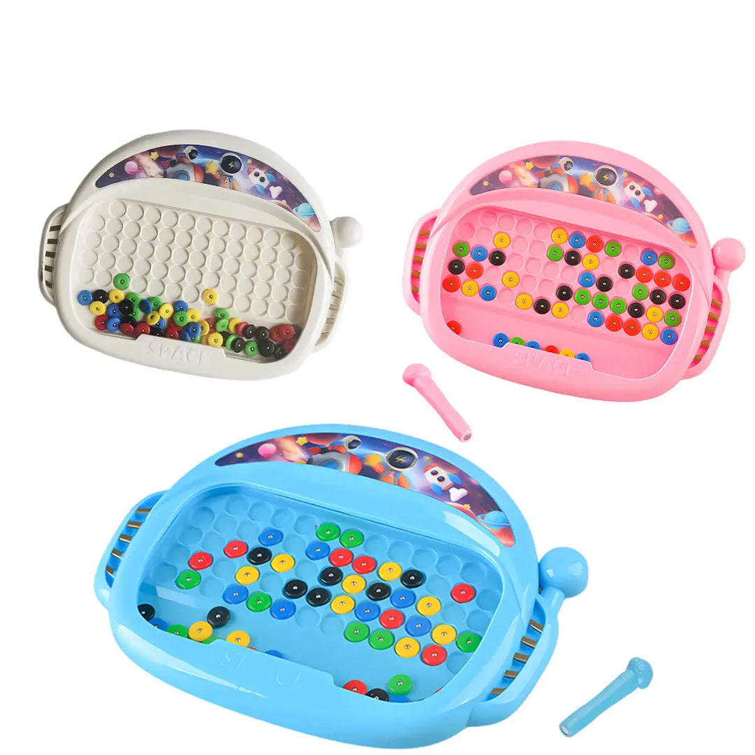 Skanto | Magnetisk penn og perler tegnebrett - Perfekt for på farten!