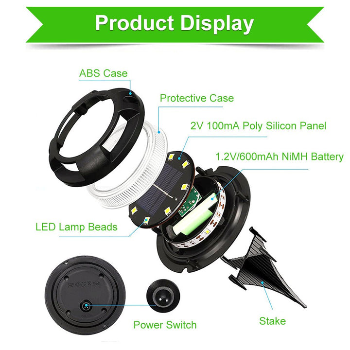Eco Solar Colorful Garden Light | Skanto