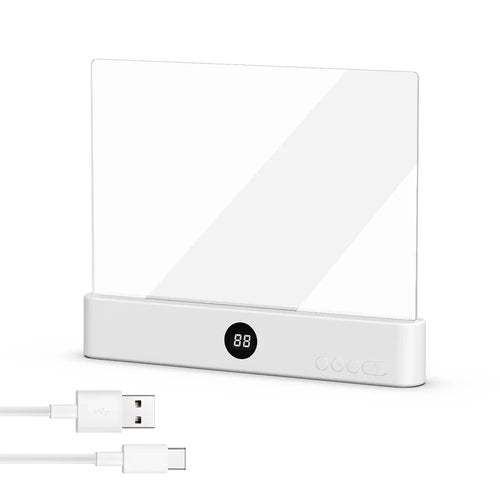 Skanto | Lexora Boklys LED Lese lampe Bokmerke | Portabel & Ultra-tynn | Natt & Reise lys | USB 5V | ABS