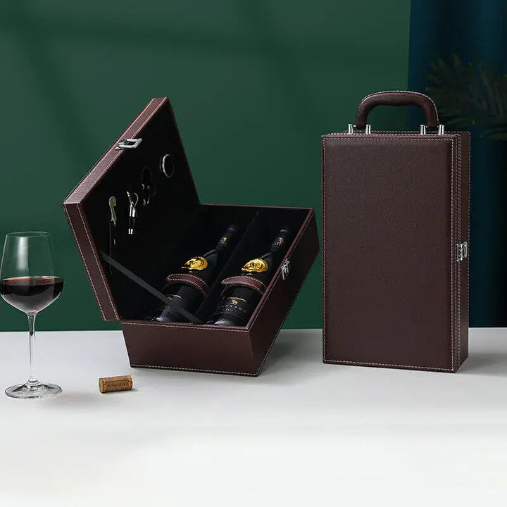 Skanto | Luksus Vin Kasse - Stilige Oppbevaring for Vin og Tilbehør