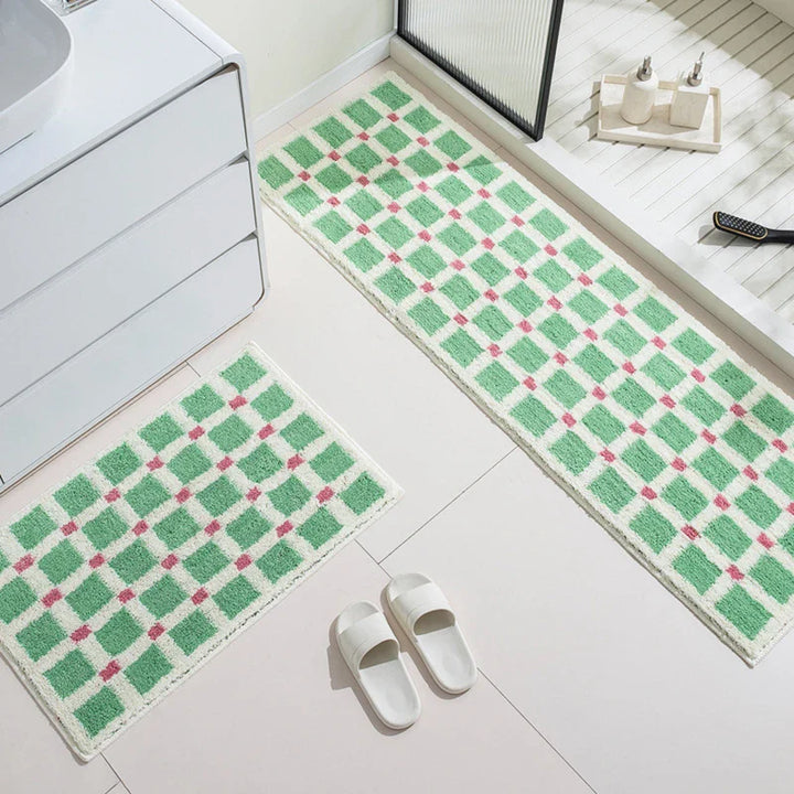 Lang Tufting Gitter Bade Matte | Skanto