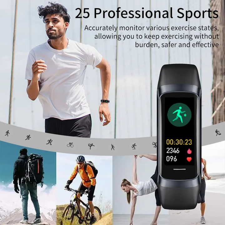 Skanto | Smart Fitnessklokke for menn og kvinner med vanntett design og helsesporing
