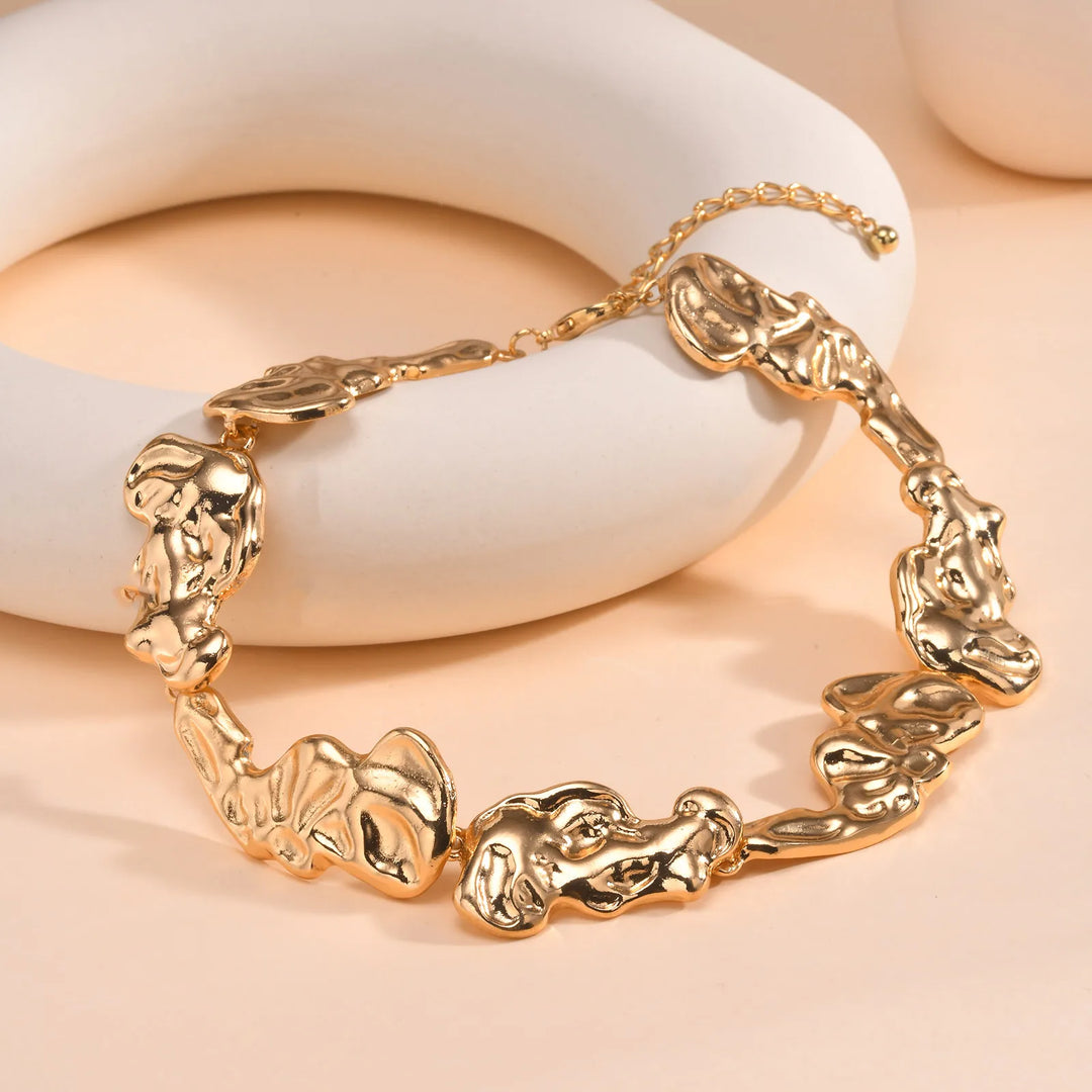 Skanto | Smeltet Lava Choker Halskjede