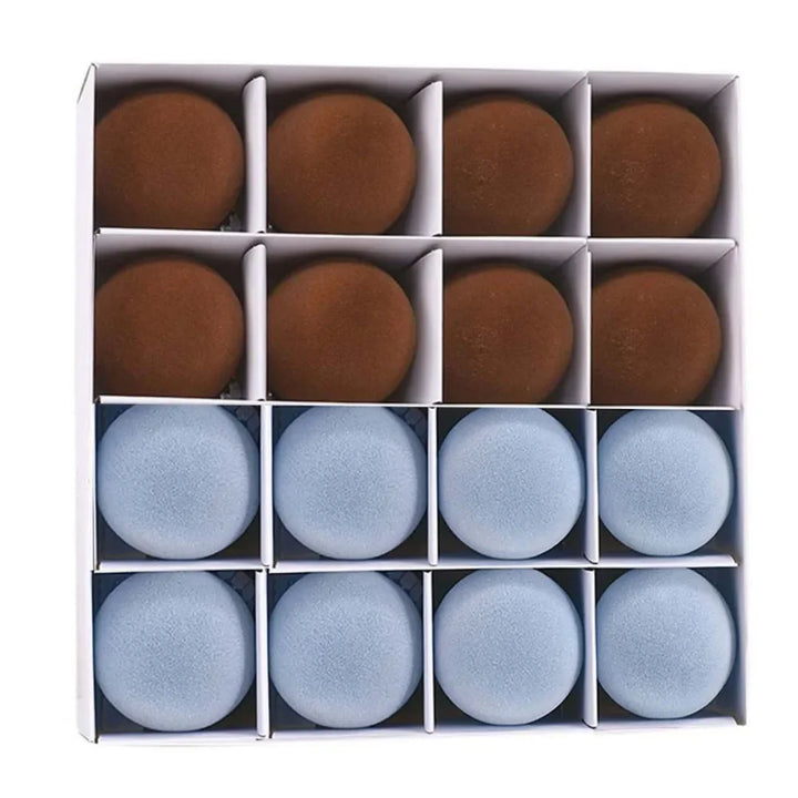 Velvet jul dekorasjoner baller sett - dekorative sfærer for tre & ferie dekor, elegant festlig aksent 16PCS 6cm (2,3 tommer)