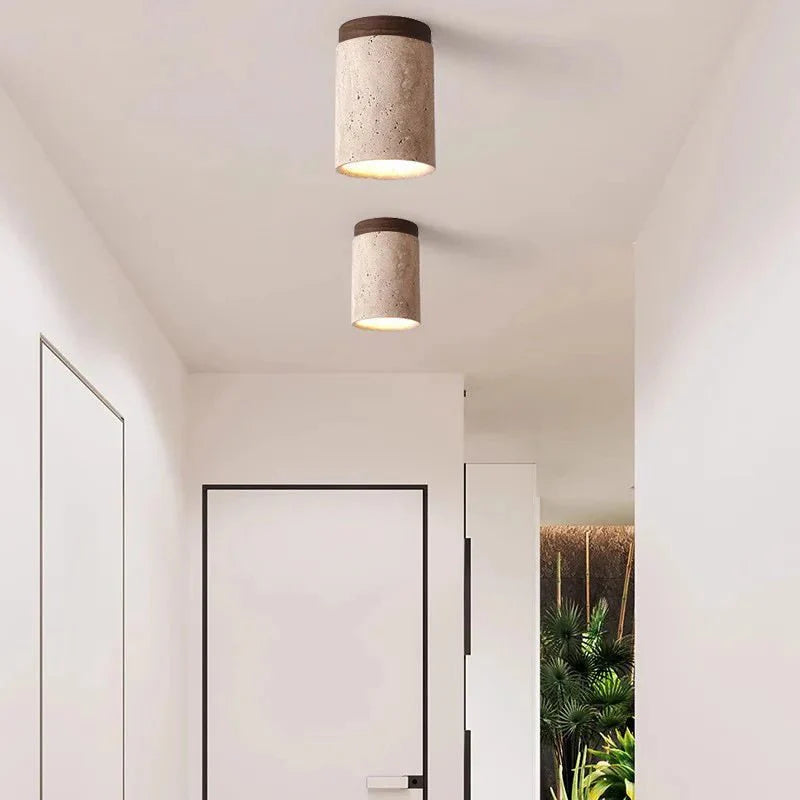 fra Travertin Refinert Eleganse Mild Lys Unik Design | Skanto