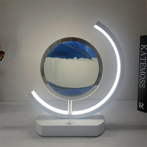 3D LED Flytende Sand Kunst Bordlampe | Skanto