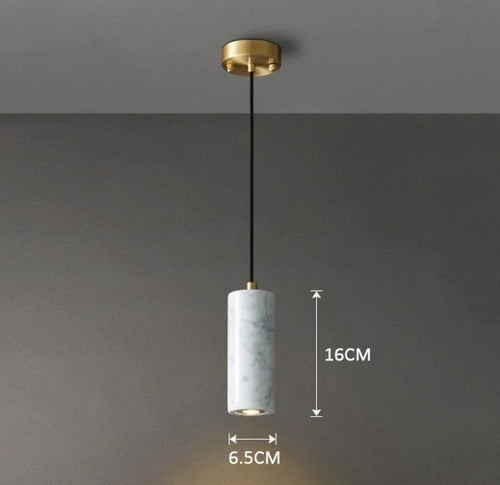 Skanto | Minimalistisk Marmor LED Pendellampe