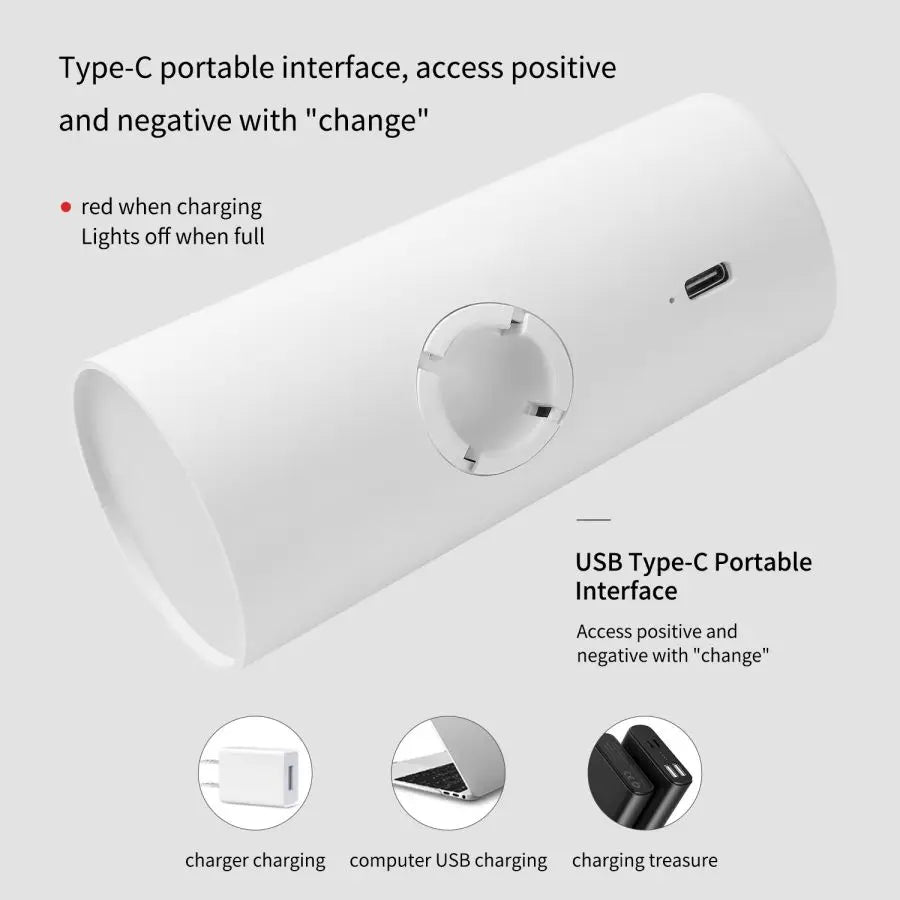 Skanto | LumiPro LED Skrivebordslampe | 3W | Oppladbar | 10–50 timer driftstid | Type-C lading