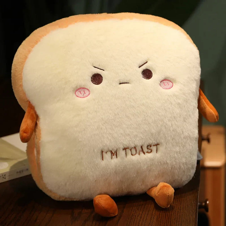 Skanto | Plush Toast Brød Ultra Myk Håndvarmerpute