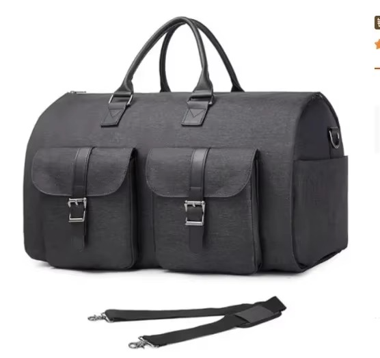 Skanto | Garment Duffel Weekend Bag – Sammenleggbar Håndbagasje Draktveske for Menn