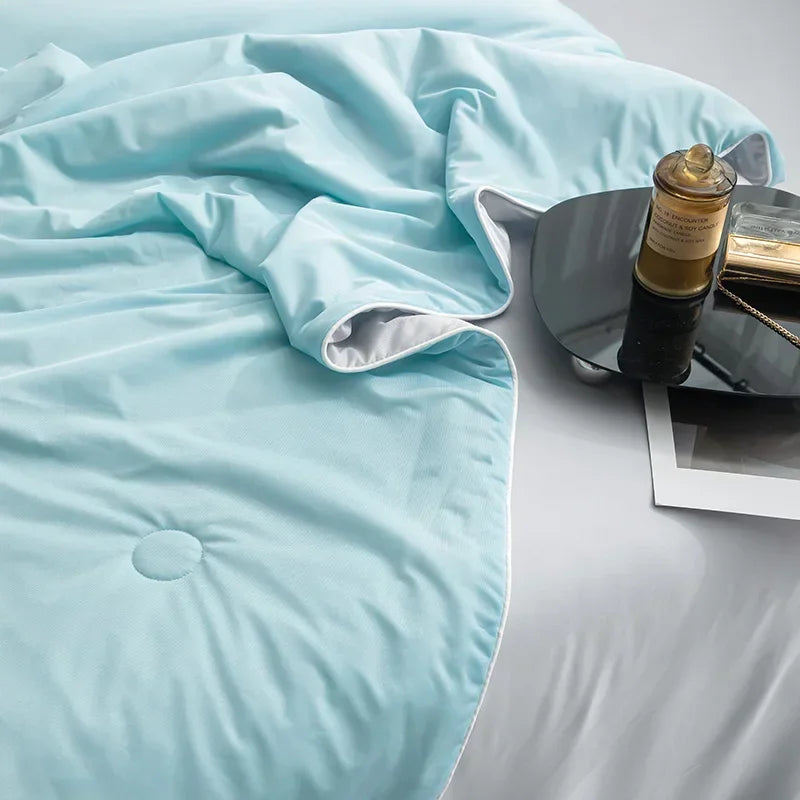 Høy- kvalitet Kjøle Teppe – Glatt Klimaanleggs Komfortteppe, Lett Sommertid Quilt med Dobbeltsidig Kjølefabric | Skanto