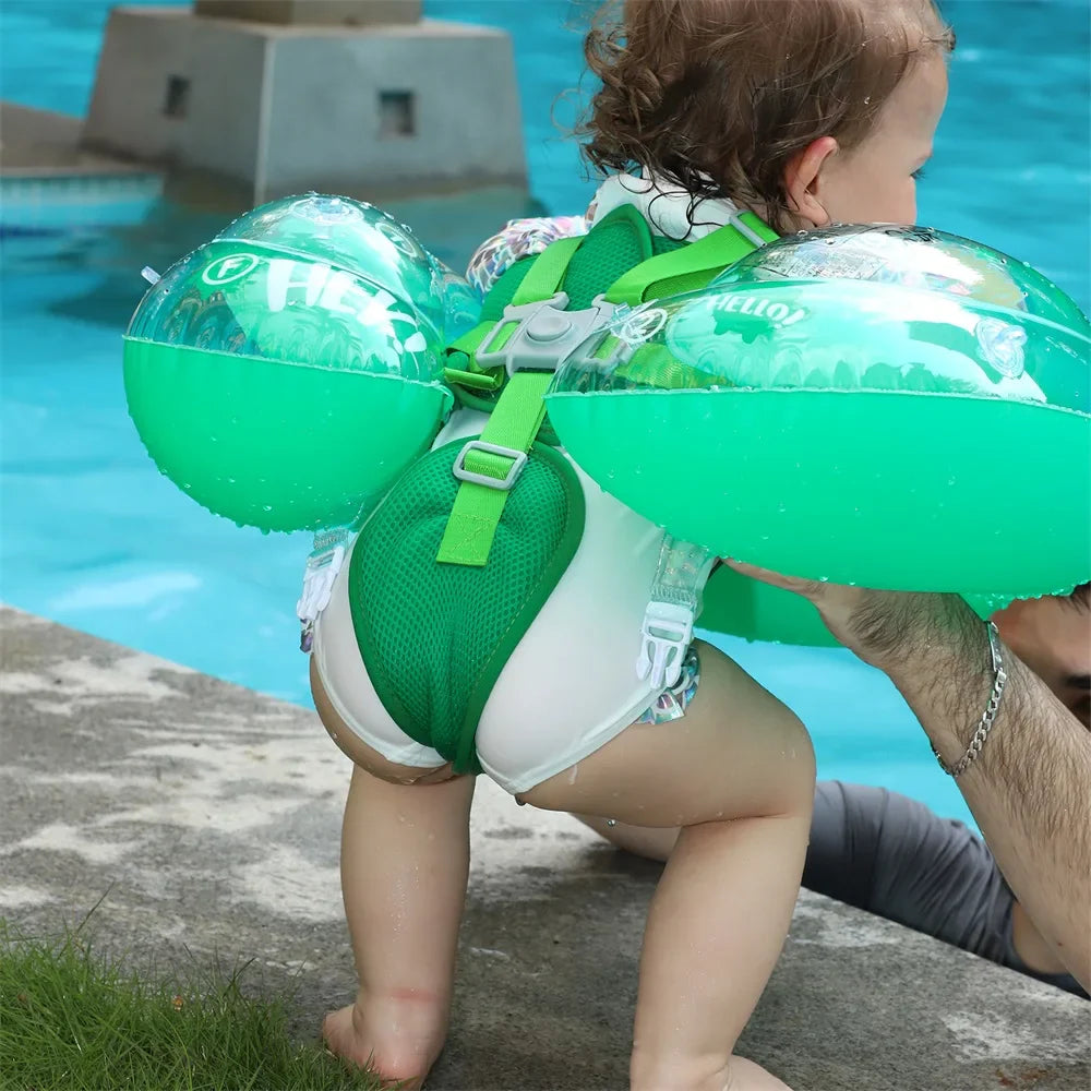 Skanto | Baby svømmering AquaBear | Sikker svømme moro for babyer | For 6–36 måneder | Miljøvennlig PVC