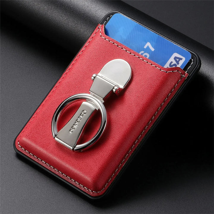 Skanto | Lær Magsafe Telefon Lommebok Holder