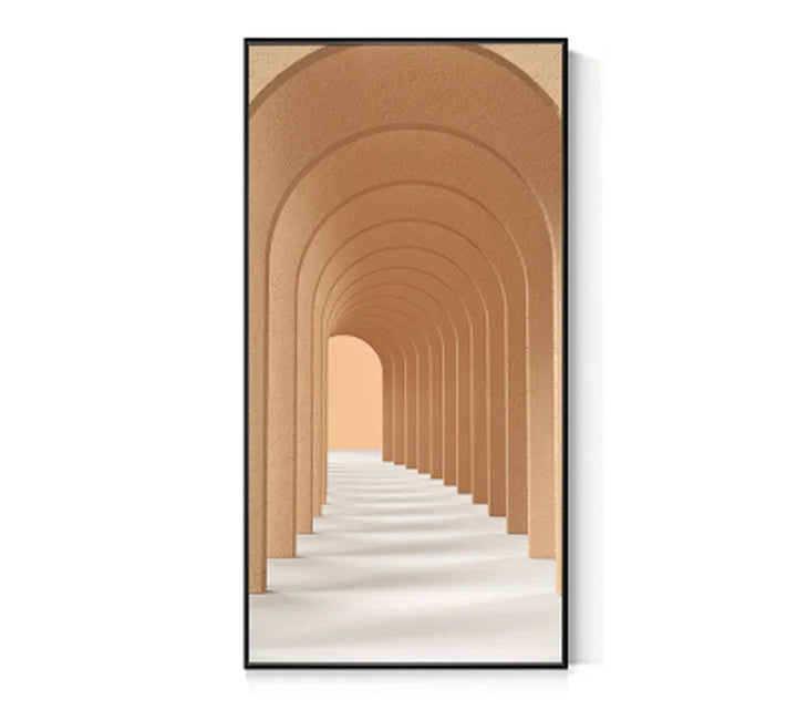 Moderne Abstrakt Minimalistiske Buemotiver Arkitektur Veggkunst Fine Art Lærred Utskrifter Bilder For Inngangshall Foyer Stue Hjemmekontor Dekor | Skanto