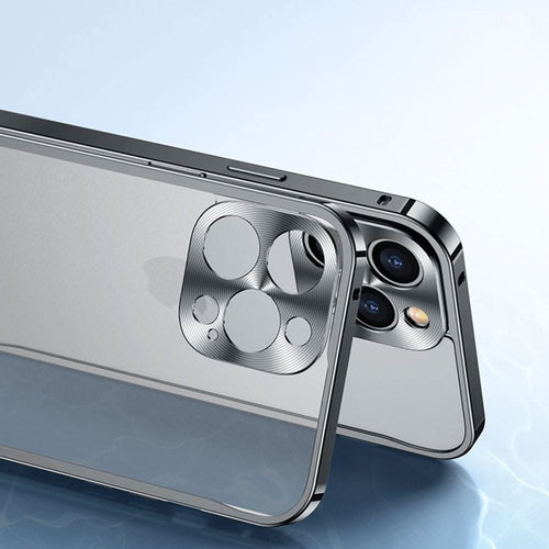 Aluminium-metallhus med polykarbonat-ryggseite for iPhone