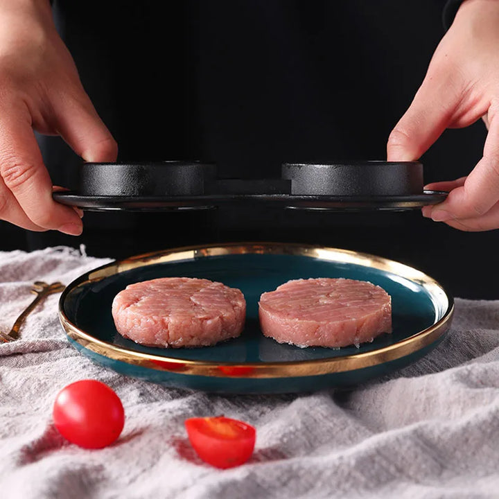 Skanto | Ultimate Double Grid Burger Rice Ball Molding Gadget