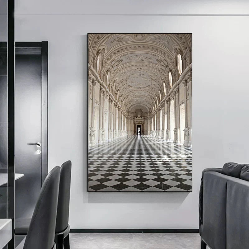 Minimalist Abstrakt Arkitektonisk Veggkunst Fin Kunst Lærtrykk Plakater Bilder For Moderne Leilighet Stue Hjemme Kontor Dekor | Skanto