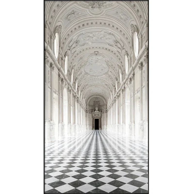 Moderne Abstrakt Minimalistiske Buemotiver Arkitektur Veggkunst Fine Art Lærred Utskrifter Bilder For Inngangshall Foyer Stue Hjemmekontor Dekor | Skanto