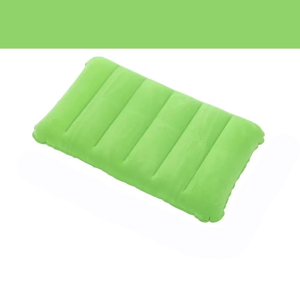 Skanto | Oppblåsbar reise- og campingpute, sammenleggbar luftpute 18,5 x 11,8 tommer