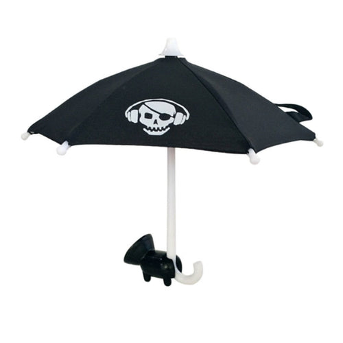 Telefon Parasol Solskjerm - Søt Mini Parasol for Telefon med Universell Justerbar Sugekopp Stativ | Skanto