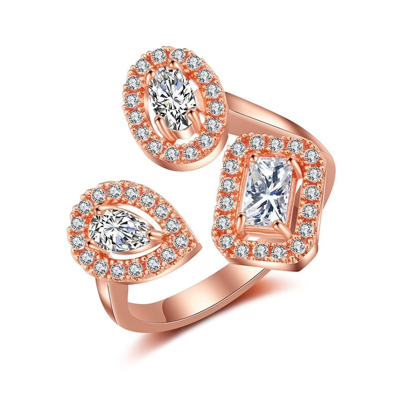 Skanto | Vanndrop Zircon Chic Justerbar Ring