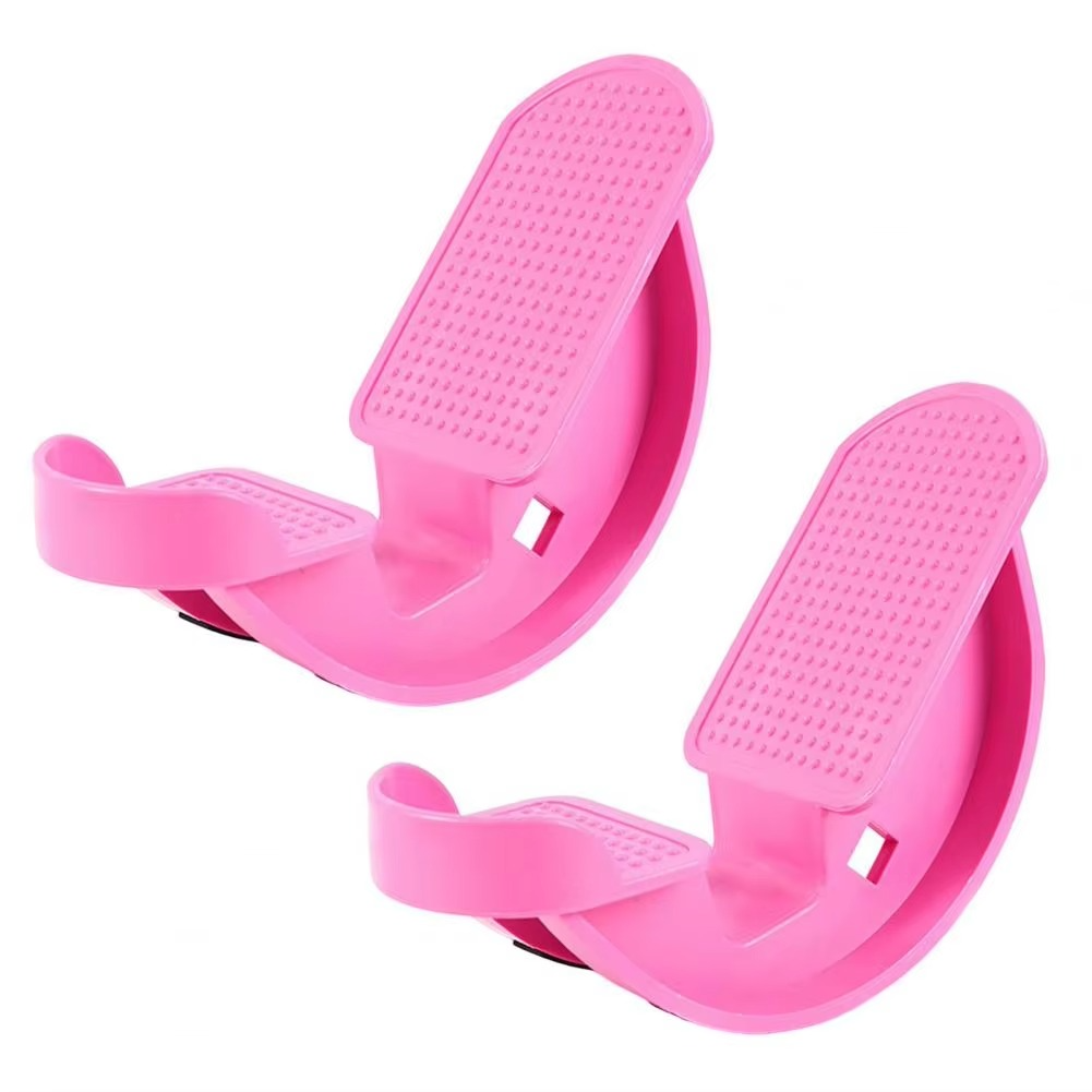 2er-Pack Fußwippen-Wadenstrecker zur Linderung von Plantarfasziitis, Achillessehnenentzündung, Knöchel- og Unterschenkelmuskelverspannungen, 27 x 13 cm Große Schrägbretter