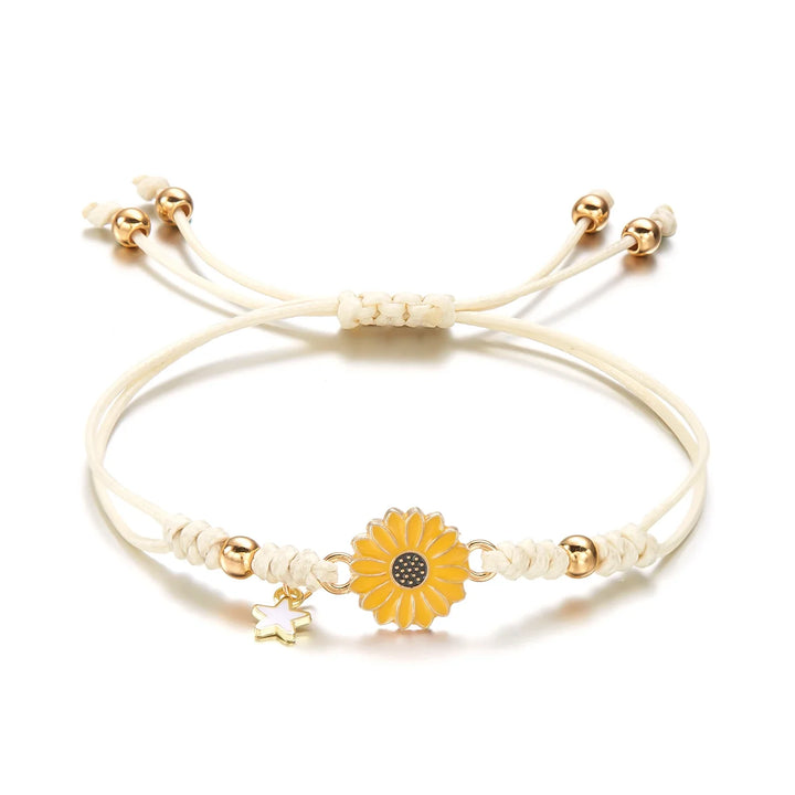 Skanto | Fléttet Feminin Blomster Stjerne Armbånd