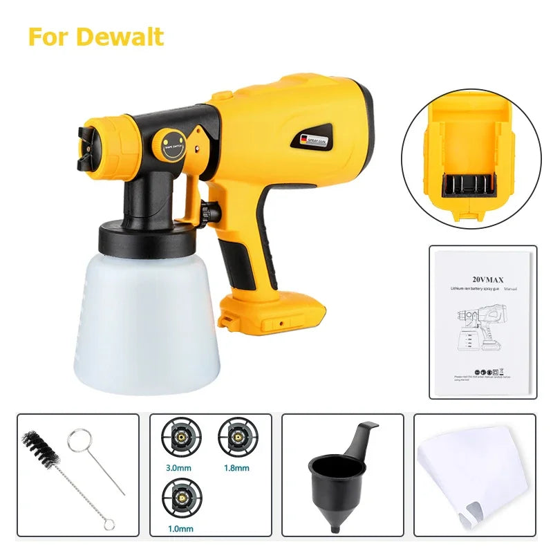 Skanto | ProFinish - Spray Gun for Makita/Bosch/Dewalt/Milwaukee/Ryobi