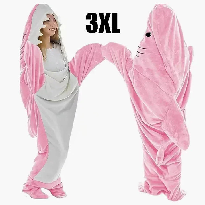 Snuggly Shark Koselig Hettegenser Epleteppe | Skanto