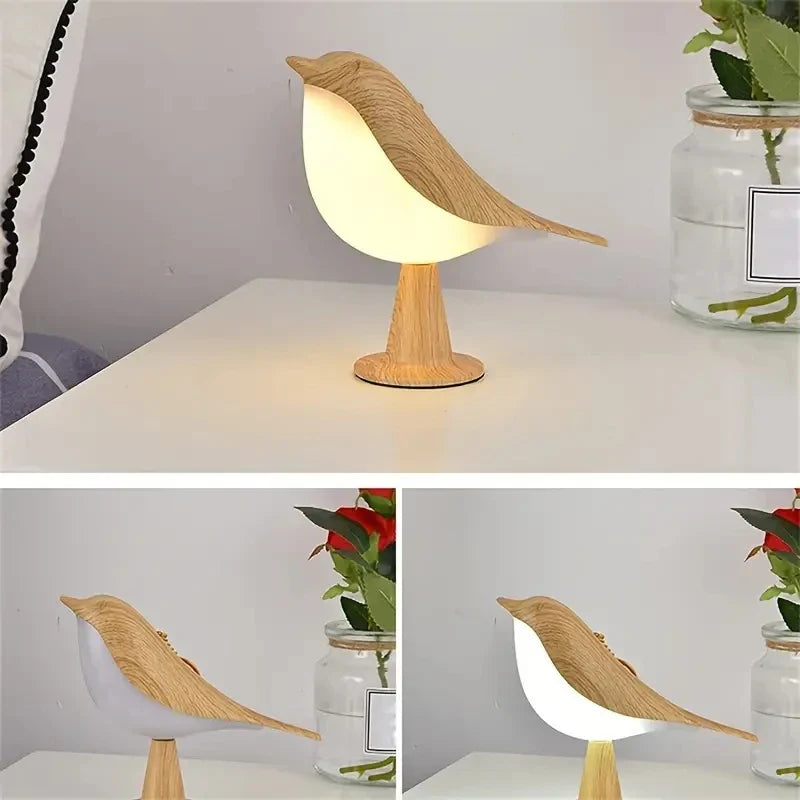 Skanto | Elegant Bird Lamp med 3 Lysnivåer
