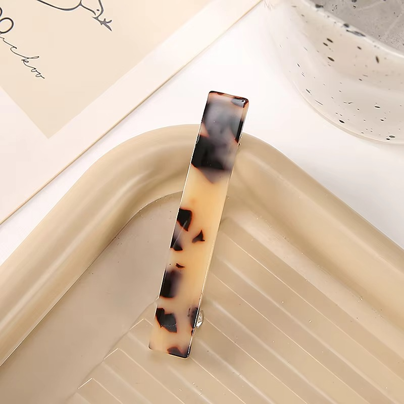 Skanto | Vintage-Inspirert Leopardmønster Acetat Hårklemmer