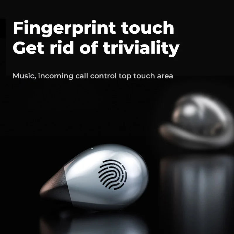 Super Lett Benledning Bluetooth Trådløse Sport Ørepropper Hodetelefoner Skanto