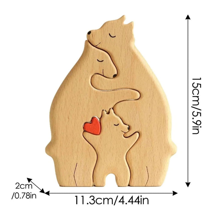 Loving Bears SammenkoSkantoede Puslespill Dekor | Skanto