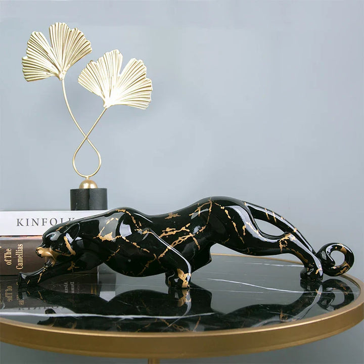 Skanto | Elegant Jaguar Steinskulptør