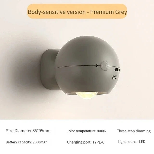 Roterende Mini Magnetisk RechargeaSkantoe Vegglampe | Skanto
