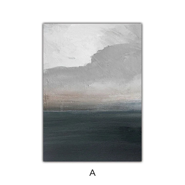 Sunset Lake Landskap Abstrakt Veggkunst Fin Kunst Lerret Utskrifter Bilder For Moderne Leilighet Stue Hjemmekontor Kunst Dekor | Skanto